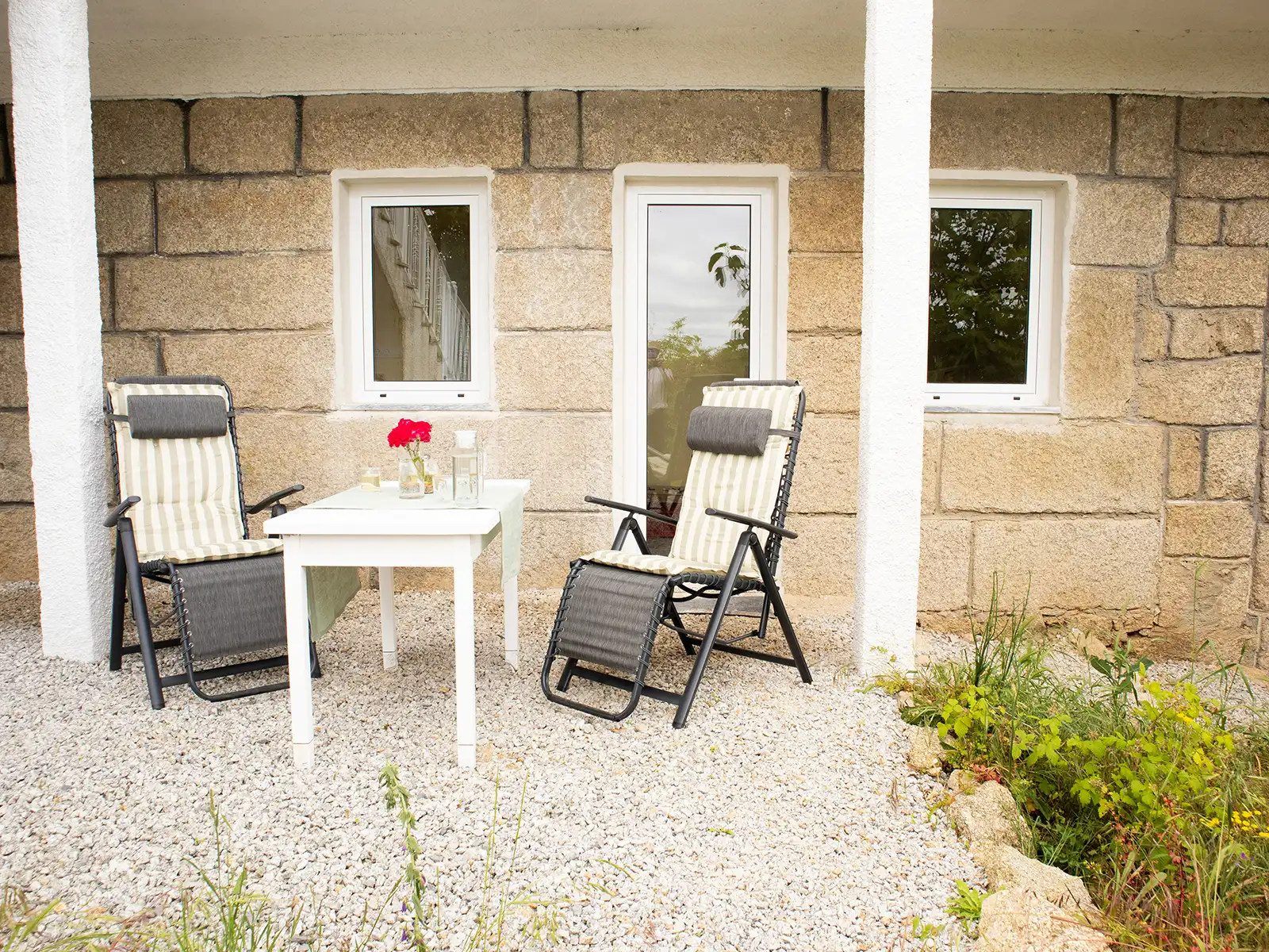 Rincón de paz en la Serra da Estrela: Descanso y naturaleza. Rincón tranquilo con vistas a la naturaleza en la Serra da Estrela.