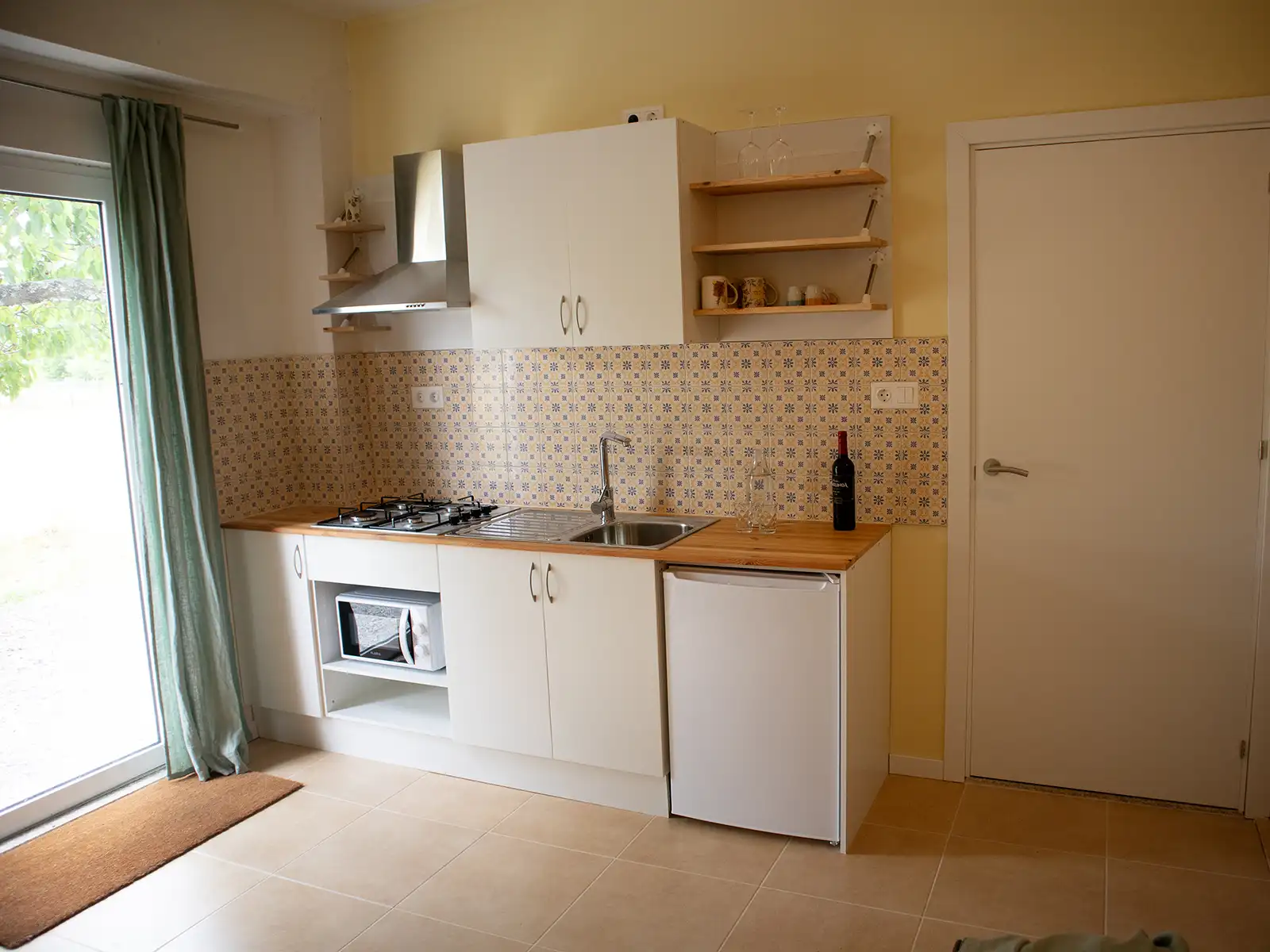 Cocina rural con encanto en la Serra da Estrela. Cocina rústica y funcional en nuestra casa rural de la Serra da Estrela.