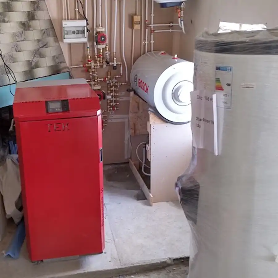 renewable energy, solar collectors, gasifier, grid upgrades, photovoltaic carport, heat storage, heat pumps