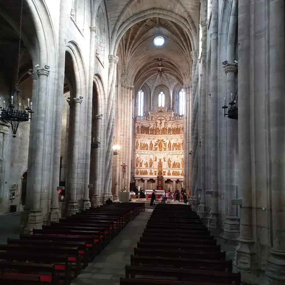 Beautiful historic buildings in Guarda