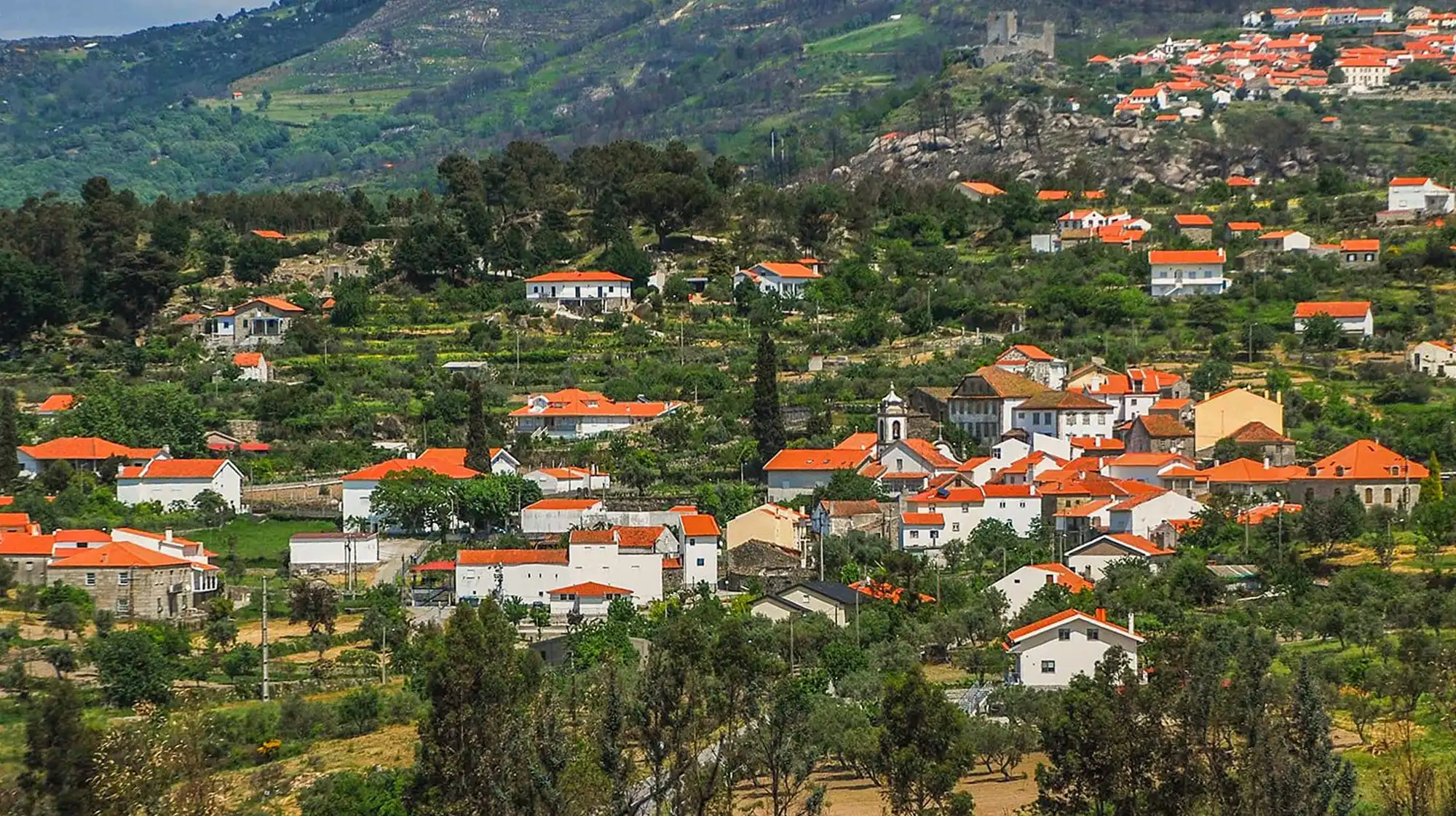 Figueiró da Serra secluded village with granite architecture and calm streets